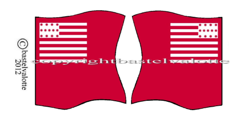 Amerikanischer Unabhängigkeitskrieg - Flaggen Motiv 029