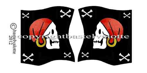 Piratenflaggen Set 009