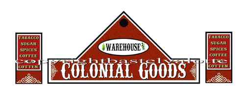 Western Haus Aufkleber Set 11 - Seidenmatt - Vinyl Colonial Goods