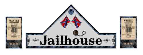 Western House Sticker Set 21 - Silk Matte - Vinyl Jailhouse