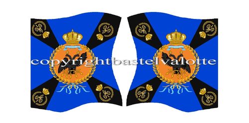 Flags Set 022 Russian Empire Line Infantry Finland & Moscow Inspections 2nd Battalion 1797-1813
