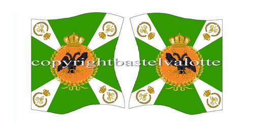 Flags Set 053 Russian Empire Line Infantry Lithuania Grenadier 1803-1806