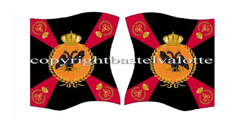 Flags Set 054 Russian Empire Line Infantry St. Petersburg Grenadier 1803-1806