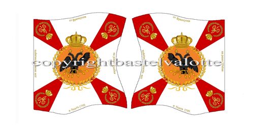 Flags Set 055 Russian Empire Line Infantry Moscow Grenadier 1805