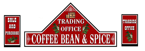 Westernhaus Aufkleber - Coffee Bean & Spice Trading Office  -