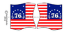 Amerikanischer Unabhängigkeitskrieg - Flaggen Motiv  003