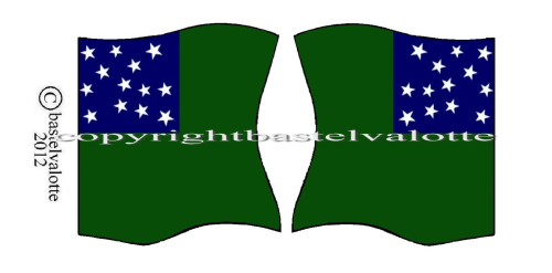 Amerikanischer Unabhängigkeitskrieg - Flaggen Motiv  002
