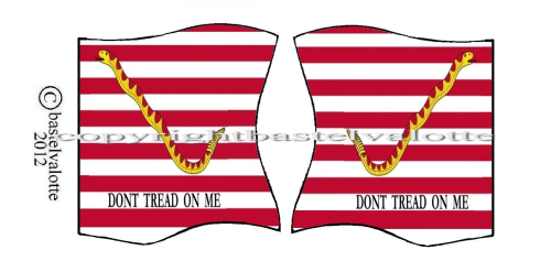 Amerikanischer Unabhängigkeitskrieg - Flaggen Motiv 005