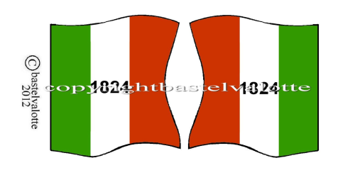 Amerikanische - Flaggen - ab anno 1820 Motiv 012