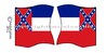 Amerikanische - Flaggen - ab anno 1820 Motiv 021