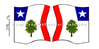 Amerikanische - Flaggen - ab anno 1820 Motiv 060