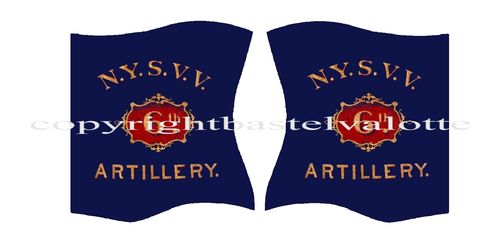 American flags-from motif 91 NYSVV 6th Artillery