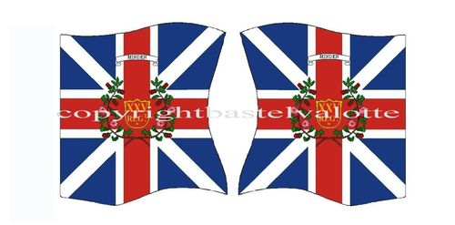 Flaggen Set 408 British 25th Infantry Regiment King's Own Borderers King's Colour