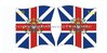 Flags Set 512 7th Royal Fusiliers Spanish Succession & Seven Year Wars King's Colour