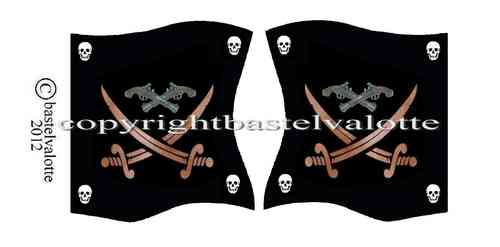Piratenflaggen Set 012
