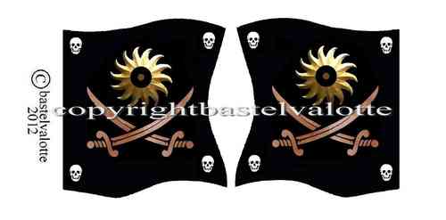 Piratenflaggen Set 014