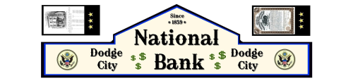 Westerhaus Aufkleber  - National Bank -