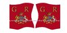 Flaggen Set 474 Royal Horse Guards Squadron Standard 1815