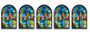 5 Kirchbogen Burgfenster Motiv 003