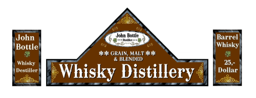 Westernhaus Aufkleber - Whisky Distillery  -