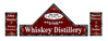 Westernhaus Aufkleber - Whiskey Distillery  -
