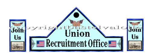 Westernhaus Aufkleber - Union Recruitment Office -
