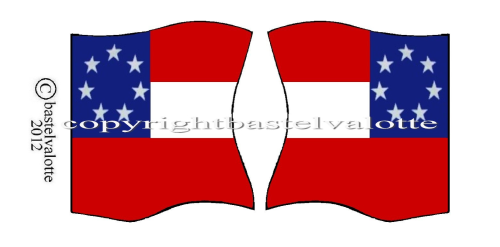 Amerikanische - Flaggen - ab anno 1820 Motiv 007