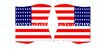 Amerikanische - Flaggen - Motiv 111 US Flag 1863