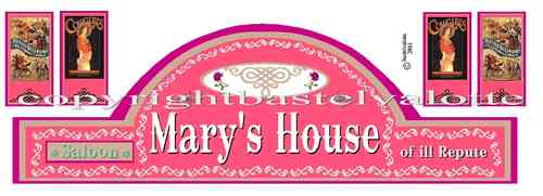 Western Haus Aufkleber Set 50 - Seidenmatt - Vinyl - Mary's House