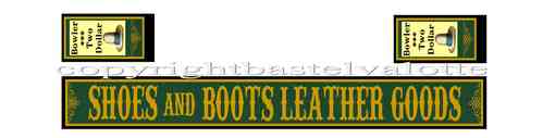 Westernhaus Aufkleber - Shoes and Boots - Leather Goods -