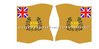 Flags Set 543 British Infantry 22nd Foot Regiment Austrian Succession & Seven Year's War