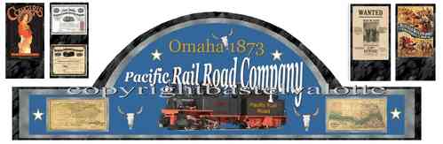 Westernhaus Sticker Set 75 - High Gloss - Rail Road Company