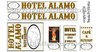 Westernhaus - Hotel Alamo - Aufkleber Vinyl matt