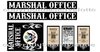 Westernhaus - Marshal Office - Aufkleber  Fotoglanzpapier