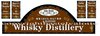 Western House Sticker Set 88 - Silk Matt - Vinyl - Whisky Distillery