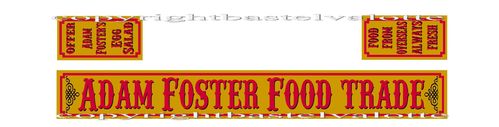 Westernhaus Aufkleber - Adam Foster Food trade -