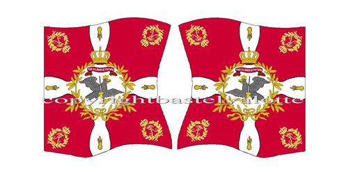 Flaggen Set 138 Prussia 11th Line Infantry Regiment Regimental Colour