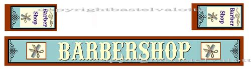 Westernhouse Stickers - Barbershop