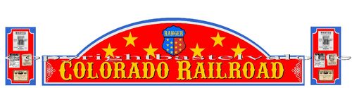Western Haus Aufkleber Set 026 Ranger Colorado Railroad