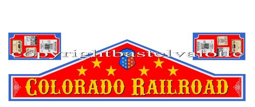 Western Haus Aufkleber Set 030 Ranger Colorado Railroad