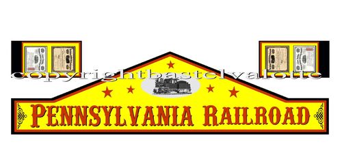Western Haus Aufkleber Set 028 Pennsylvania Railroad