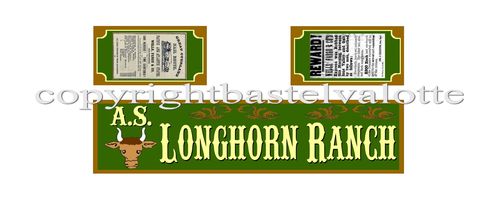 Westernhaus Forthaus Longhorn Ranch