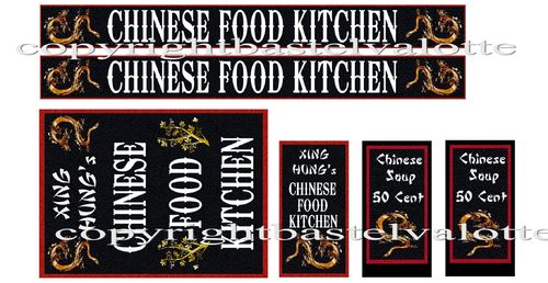 Westernhaus - Chinese Food Kitchen - Aufkleber Hochglanz