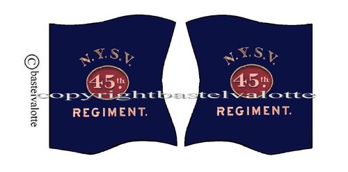 Amerikanische - Flaggen -  Motiv 151 45th NYSV