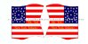 American flags-from Anno 1820 motif 156
