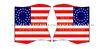 American flags- motif 159 79th Vol Highland New York Infantry