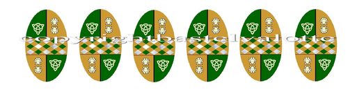 Celtic - Barbarians - Oval - Schilder 523