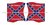 American flags-from motif 147 8th Volunteer Louisiana Regiment