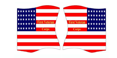 Amerikanische - Flaggen - Motiv 161 First Veteran Corps