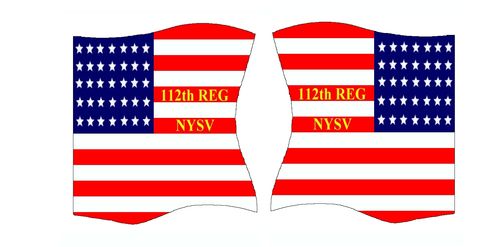 Amerikanische - Flaggen - Motiv 165 112th REG NYSV